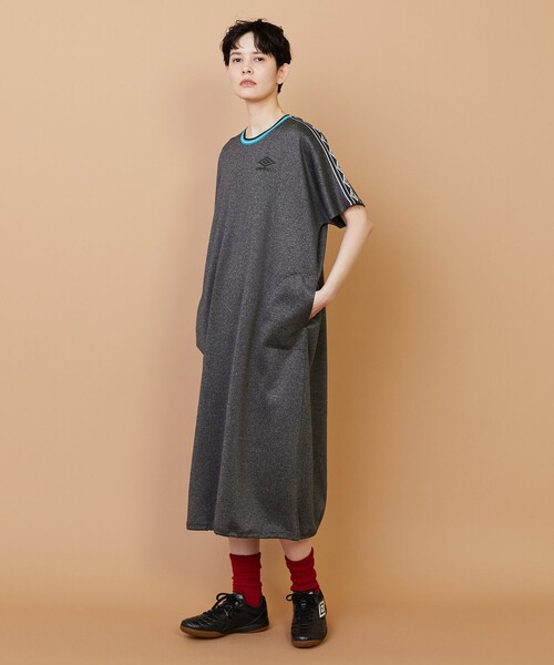 FRAPBOIS(フラボア)の「UMBRO ONE-PIECE(ワンピース・レディース・ブラック/グレー・1/0)」の19枚目の写真