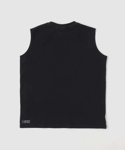 SandWaterr(サンドウォーター)の「SandWaterr / サンドウォーター ORGANIZED BAGGY TEE NS / COTT(タンクトップ・メンズ・ホワイト/ブラック/パープル・2)」の4枚目の写真