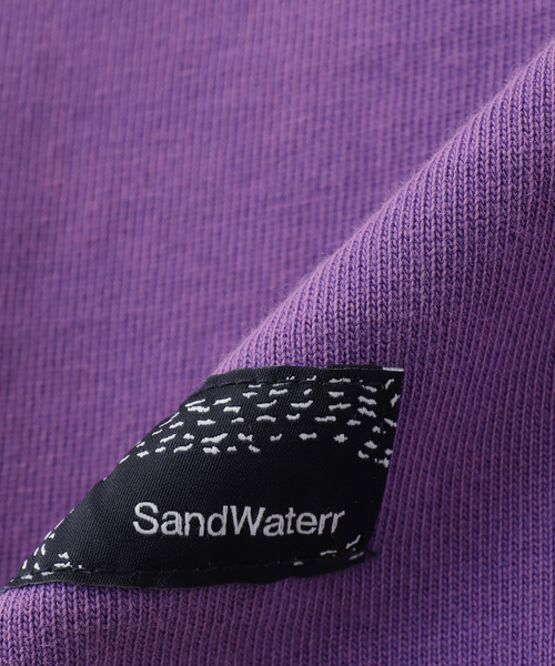 SandWaterr(サンドウォーター)の「SandWaterr / サンドウォーター ORGANIZED BAGGY TEE NS / COTT(タンクトップ・メンズ・ホワイト/ブラック/パープル・2)」の8枚目の写真