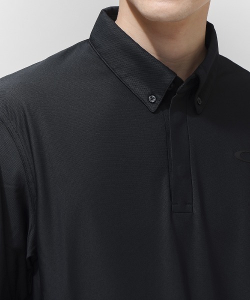 OAKLEY（オークリー）の「オークリー  MULTI COLD SS POLO 4.0（ポロシャツ・メンズ・ブラック/ホワイト/ネイビー・S/M/L/LL/3L）」の9枚目の写真