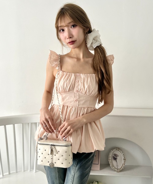 wears(ウェアーズ)の「2wayバニティショルダーバッグ(ショルダーバッグ・レディース・ブラック/ホワイト/ピンク・FREE)」の6枚目の写真