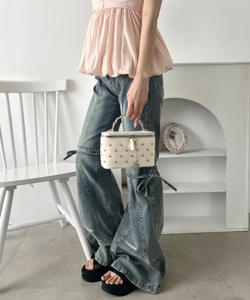 wears(ウェアーズ)の「2wayバニティショルダーバッグ(ショルダーバッグ・レディース・ブラック/ホワイト/ピンク・FREE)」の11枚目の写真