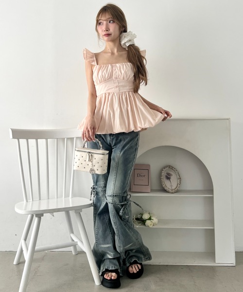 wears(ウェアーズ)の「2wayバニティショルダーバッグ(ショルダーバッグ・レディース・ブラック/ホワイト/ピンク・FREE)」の12枚目の写真