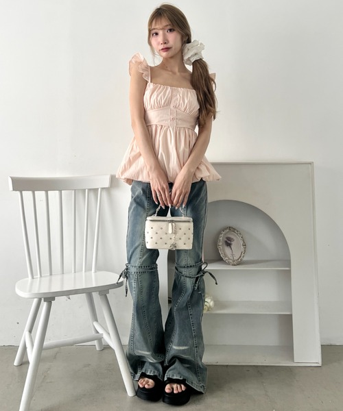 wears(ウェアーズ)の「2wayバニティショルダーバッグ(ショルダーバッグ・レディース・ブラック/ホワイト/ピンク・FREE)」の13枚目の写真