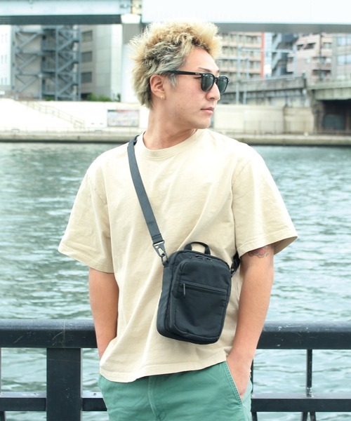RAW.C(ロークリエイト)の「FUNCTIONAL/ファンクショナル ショルダーバッグ シティパックミニ RCB-106TI(ショルダーバッグ・メンズ・ブラック/ブラック系その他・FREE)」の1枚目の写真