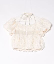 CLANE（クラネ）の「CLANE W FACE TOPSTITCHED FRILL TOPS（シャツ