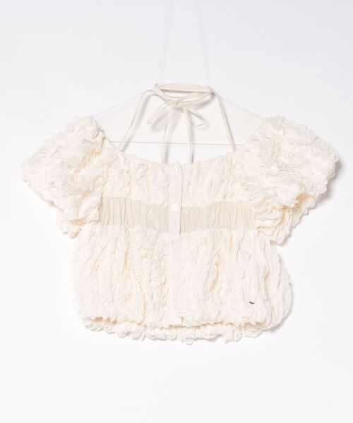 kobo　clane フリルシャツ FRILL SLEEVE KNIT TOPS｜TOPS(トップス)｜CLANE OFFICIAL ONLINE STORE