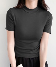 【65kgまで対応】抜群の伸縮性!もっちりハイネックTシャツ