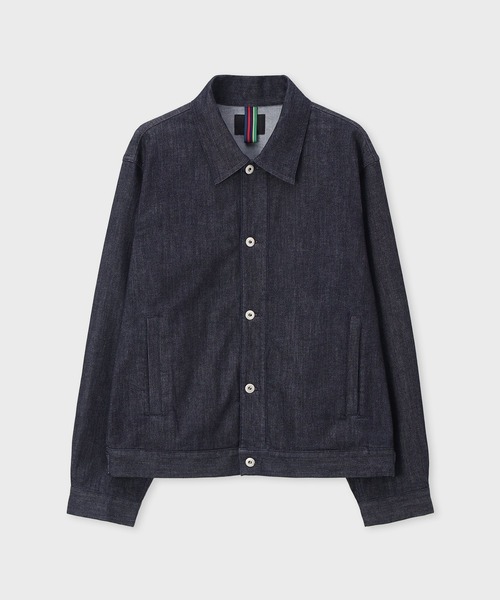 PS Paul Smith(ピーエスポールスミス)の「COOLMAX(R)デニムジャケット / 162753 EXSB04(ブルゾン・メンズ・ダークブルー・LARGE/MEDIUM/SMALL)」の5枚目の写真