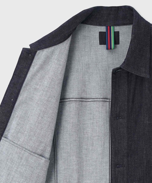 PS Paul Smith(ピーエスポールスミス)の「COOLMAX(R)デニムジャケット / 162753 EXSB04(ブルゾン・メンズ・ダークブルー・LARGE/MEDIUM/SMALL)」の8枚目の写真