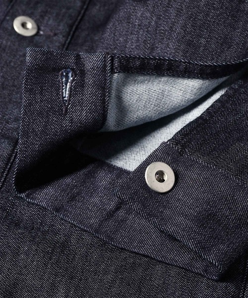 PS Paul Smith(ピーエスポールスミス)の「COOLMAX(R)デニムジャケット / 162753 EXSB04(ブルゾン・メンズ・ダークブルー・LARGE/MEDIUM/SMALL)」の11枚目の写真