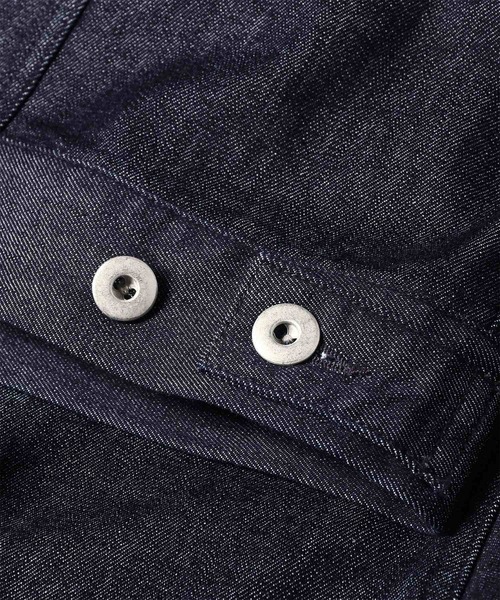 PS Paul Smith(ピーエスポールスミス)の「COOLMAX(R)デニムジャケット / 162753 EXSB04(ブルゾン・メンズ・ダークブルー・LARGE/MEDIUM/SMALL)」の12枚目の写真