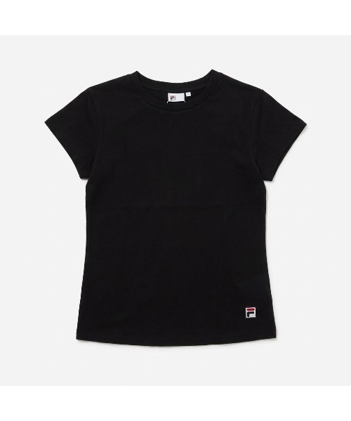 FILA(フィラ)の「S/S T-SHIRT(Tシャツ/カットソー・レディース・ホワイト/ブラック・S/M)」の1枚目の写真