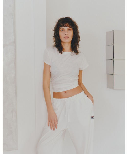 FILA(フィラ)の「S/S T-SHIRT(Tシャツ/カットソー・レディース・ホワイト/ブラック・S/M)」の3枚目の写真