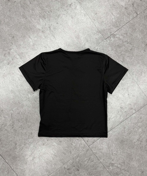 ATMARK(アットマーク)の「《3サイズ展開 / LADIES 》クロススタッズデザイン Tシャツ(Tシャツ/カットソー・レディース・ブラック・L/M/S)」の10枚目の写真