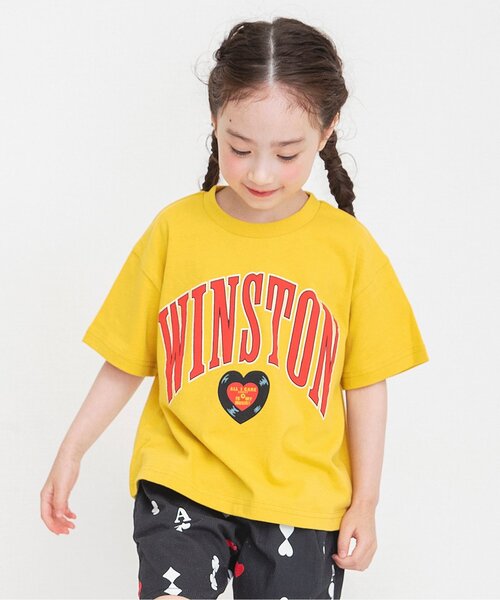BREEZE(ブリーズ)の「グラフィックバリエーション半袖Tシャツ(Tシャツ/カットソー・キッズ・ブラック/アイボリー/サックスブルー/ピンク/レインボー/ライム/レッド/サーモンピンク/チャコール/キナリ/ミント/ネイビー/オレンジ/パープル/イエロー/ブルー/グレー/レモンイエロー/オフホワイト/ローズ・80/90/100/110/120/130/140/150)」の13枚目の写真