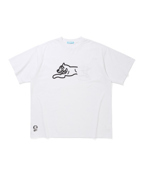 ICECREAM(アイスクリーム)の「OVERDYED POCKET T-SHIRT RUNNING DOG(Tシャツ/カットソー・メンズ・パープル/ブルー/ブラック/ホワイト・LARGE/X-LARGE/MEDIUM)」の2枚目の写真