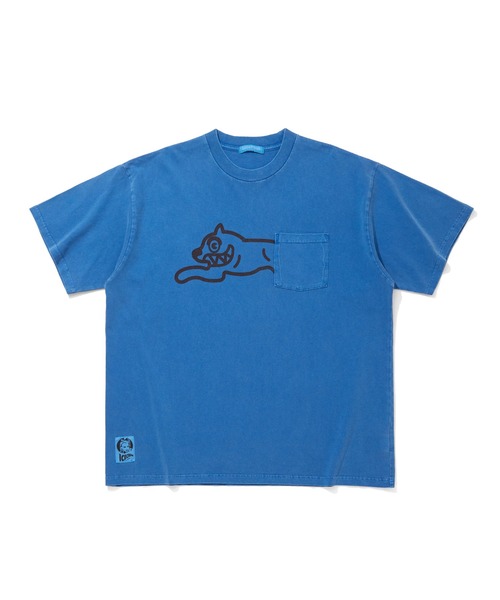 ICECREAM(アイスクリーム)の「OVERDYED POCKET T-SHIRT RUNNING DOG(Tシャツ/カットソー・メンズ・パープル/ブルー/ブラック/ホワイト・LARGE/X-LARGE/MEDIUM)」の3枚目の写真