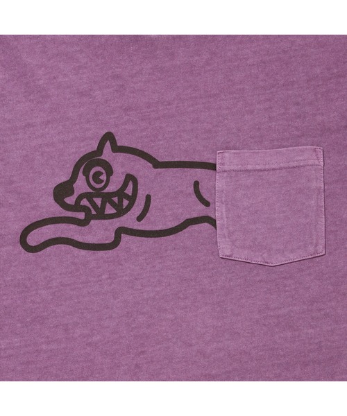 ICECREAM(アイスクリーム)の「OVERDYED POCKET T-SHIRT RUNNING DOG(Tシャツ/カットソー・メンズ・パープル/ブルー/ブラック/ホワイト・LARGE/X-LARGE/MEDIUM)」の12枚目の写真
