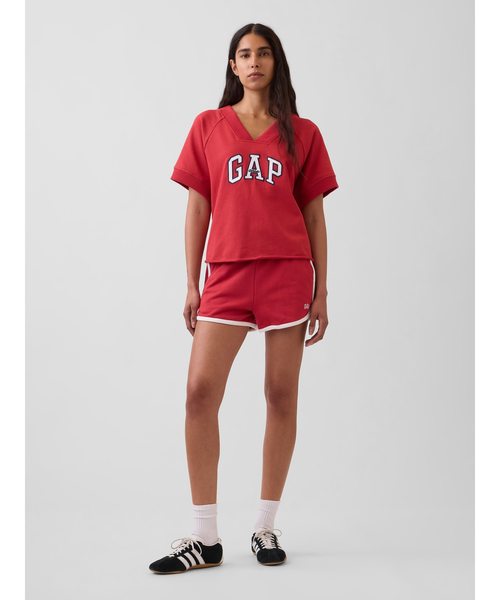 GAP(ギャップ)の「フレンチテリー GAPロゴ ドルフィン ショートパンツ(その他パンツ・レディース・ホワイト/ネイビー/グレー/レッド・S/M/L/XS/XXS)」の10枚目の写真