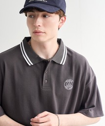 PARIS SAINT-GERMAIN（パリサンジェルマン）の「【Paris Saint-Germain パリサンジェルマン】リブライン ワンポイント 半袖ポロシャツ 鹿の子（ポロシャツ）」