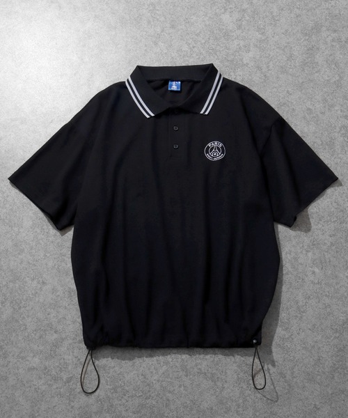 PARIS SAINT-GERMAIN(パリサンジェルマン)の「【Paris Saint-Germain/パリサンジェルマン】リブライン ワンポイント 半袖ポロシャツ 鹿の子(ポロシャツ・メンズ・スミクロ/ホワイト/ブラック・M/L/XL)」の14枚目の写真