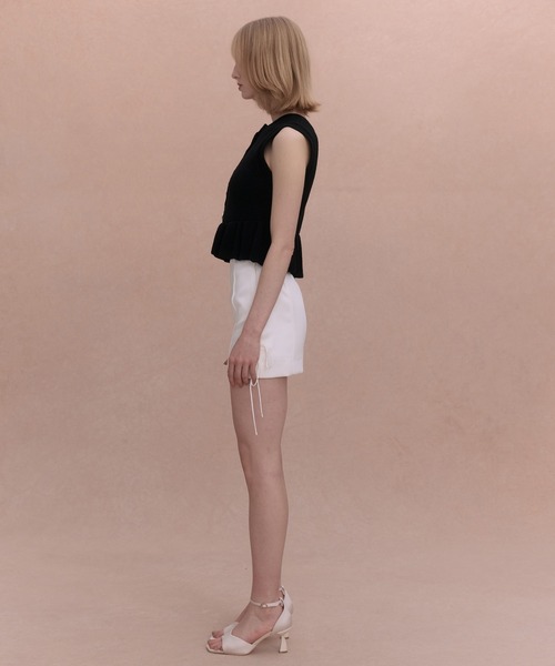 EIMY ISTOIRE(エイミーイストワール)の「SIGN BUTTON KNIT TOP(ニット/セーター・レディース・グレー/ブラック/ホワイト・F)」の19枚目の写真
