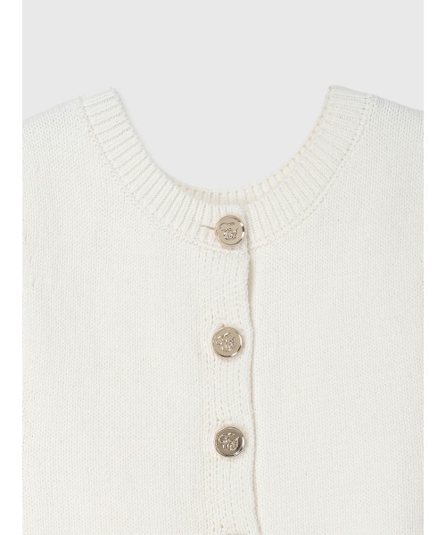 EIMY ISTOIRE(エイミーイストワール)の「SIGN BUTTON KNIT TOP(ニット/セーター・レディース・グレー/ブラック/ホワイト・F)」の10枚目の写真