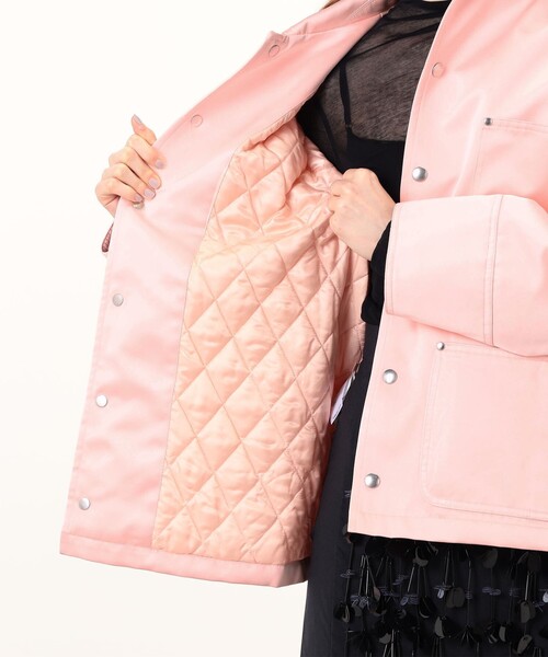 Plan C(プランシー)の「PLAN C JACKET ブルゾン(ブルゾン・レディース・ライトピンク・38)」の4枚目の写真