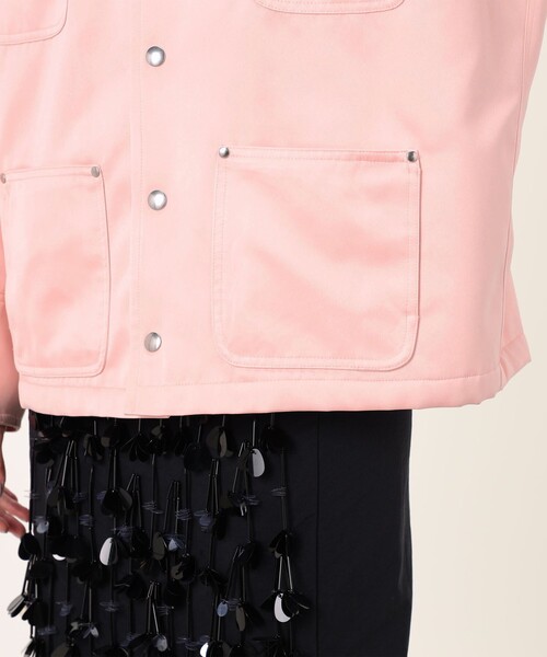 Plan C(プランシー)の「PLAN C JACKET ブルゾン(ブルゾン・レディース・ライトピンク・38)」の12枚目の写真