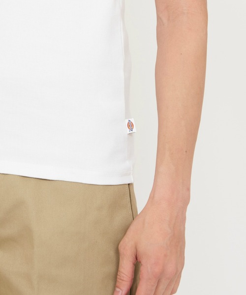 Dickies(ディッキーズ)の「Dickies/ディッキーズ リブタンクトップ(タンクトップ・メンズ・ホワイト/ヘザーグレー/ブラック・MEDIUM/X-LARGE/LARGE)」の18枚目の写真
