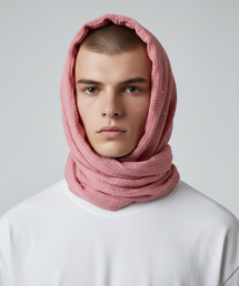 BORN SLIPPY（ボーンスリッピー）の「Crystal Stud Drift Scarf (Pink Haze)（バンダナ/スカーフ）」