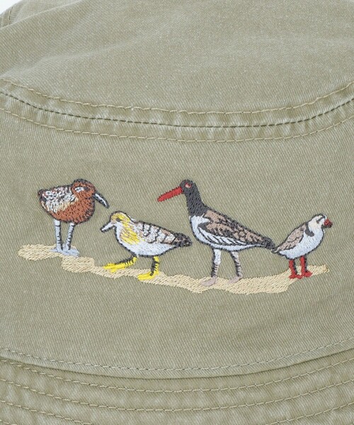 Steven Alan(スティーブンアラン)の「<ATLAS SCREEN PRINTING> BIRD EMB HAT/ハット(ハット・メンズ・ベージュ・FREE)」の7枚目の写真