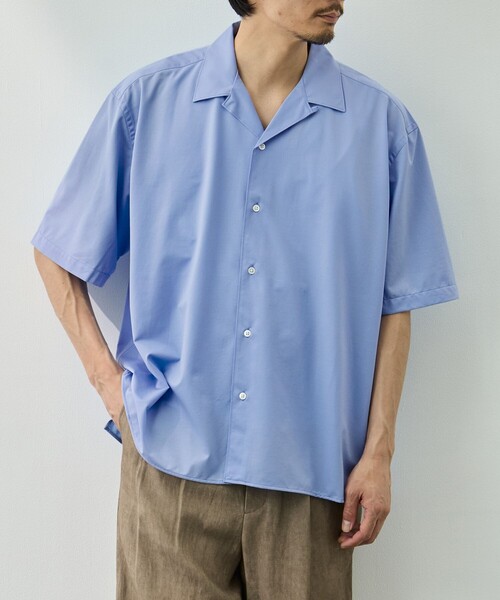 KANEMASA PHIL.（カネマサフィル）の「【KANEMASA PHIL./カネマサフィル】別注 46G Ether Shirt（シャツ/ブラウス・メンズ・ブルー/ホワイト/ベージュ/ダークグレー・S/L/M）」の9枚目の写真