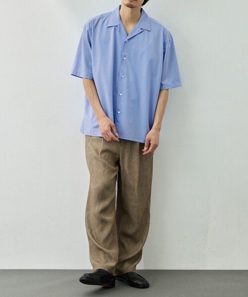 KANEMASA PHIL.（カネマサフィル）の「【KANEMASA PHIL./カネマサフィル】別注 46G Ether Shirt（シャツ/ブラウス・メンズ・ブルー/ホワイト/ベージュ/ダークグレー・S/L/M）」の13枚目の写真