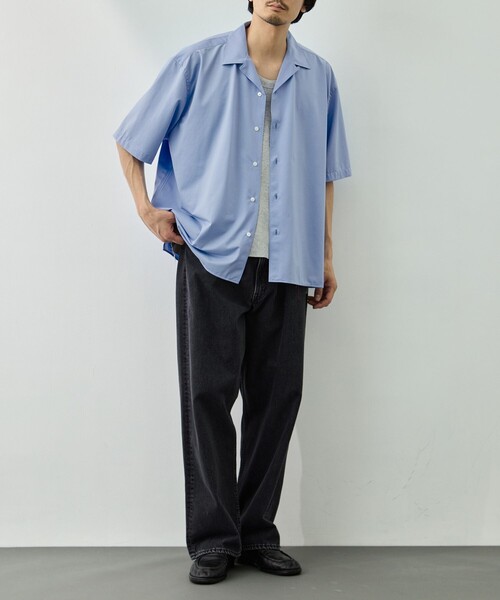 KANEMASA PHIL.（カネマサフィル）の「【KANEMASA PHIL./カネマサフィル】別注 46G Ether Shirt（シャツ/ブラウス・メンズ・ブルー/ホワイト/ベージュ/ダークグレー・S/L/M）」の15枚目の写真