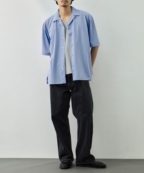 KANEMASA PHIL.（カネマサフィル）の「【KANEMASA PHIL./カネマサフィル】別注 46G Ether Shirt（シャツ/ブラウス・メンズ・ブルー/ホワイト/ベージュ/ダークグレー・S/L/M）」の16枚目の写真