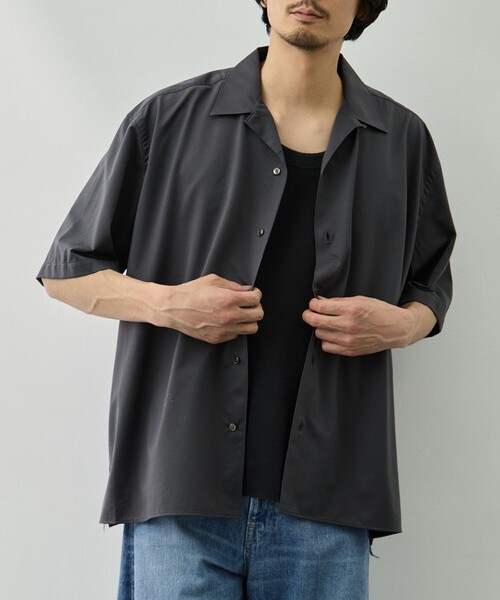 KANEMASA PHIL.（カネマサフィル）の「【KANEMASA PHIL./カネマサフィル】別注 46G Ether Shirt（シャツ/ブラウス・メンズ・ブルー/ホワイト/ベージュ/ダークグレー・S/L/M）」の20枚目の写真
