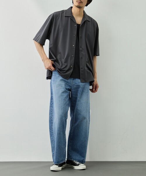 KANEMASA PHIL.（カネマサフィル）の「【KANEMASA PHIL./カネマサフィル】別注 46G Ether Shirt（シャツ/ブラウス・メンズ・ブルー/ホワイト/ベージュ/ダークグレー・S/L/M）」の22枚目の写真