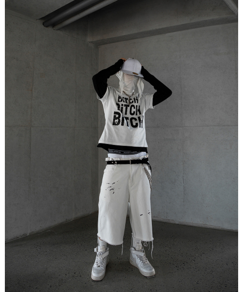 ROARINGRAD（ロアリングラド）の「クリスタルスタッズTシャツホワイト（Tシャツ/カットソー・メンズ・その他・MEDIUM/LARGE）」の8枚目の写真