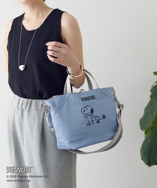 russet(ラシット)の「《PEANUTS×russet》リバーシブルトートバッグ(トートバッグ・レディース・ブルー系その他/インディゴブルー・FREE)」の6枚目の写真