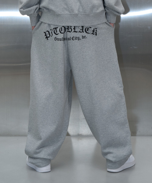 新品未開封！DUALISMのTシャツ＆スエットパンツ Mサイズ 2点セット BASIC LOGO SWEAT PANTS (MELANGE GREY)（スウェットパンツ