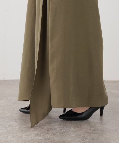 AP STUDIO（エーピーストゥディオ）の「【RUOHAN/ローハン】TULA WRAP SKIRT(Khaki)（スカート・レディース・カーキ・FREE）」の10枚目の写真