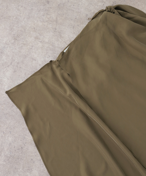 AP STUDIO（エーピーストゥディオ）の「【RUOHAN/ローハン】TULA WRAP SKIRT(Khaki)（スカート・レディース・カーキ・FREE）」の11枚目の写真