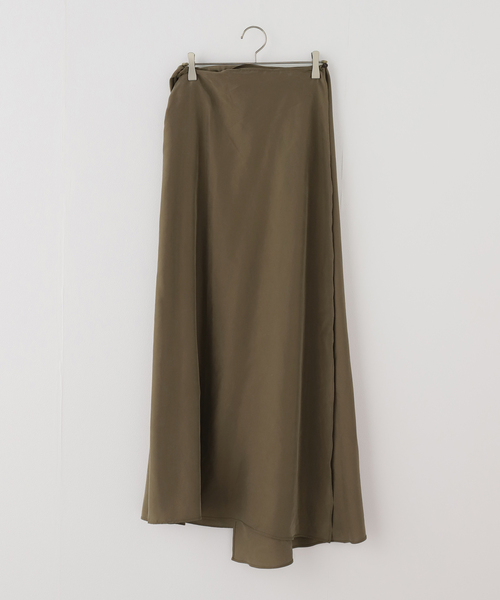 AP STUDIO（エーピーストゥディオ）の「【RUOHAN/ローハン】TULA WRAP SKIRT(Khaki)（スカート・レディース・カーキ・FREE）」の13枚目の写真