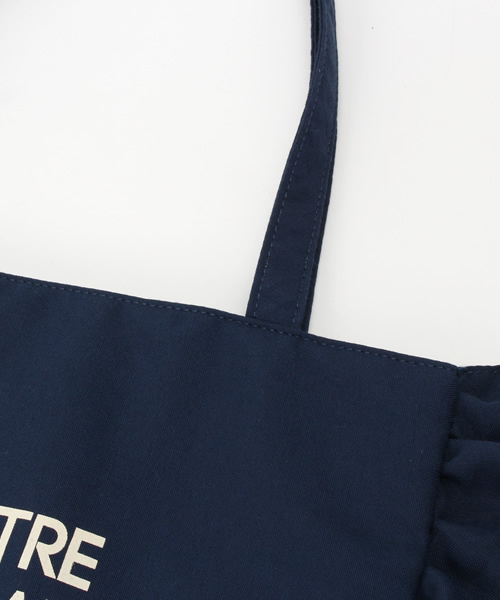 earth music&ecology(アースミュージックアンドエコロジー)の「【2016Spring】フリルトートバッグ(トートバッグ・レディース・グレー/ミント/ネイビー/ブラック・FREE)」の9枚目の写真