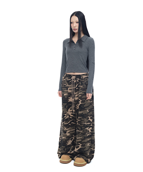 HALF DEVIL US(ハーフデビルアス)の「カモワイドツーウェイジョガー_カーキ(スウェットパンツ・レディース・その他・SMALL/MEDIUM)」の7枚目の写真