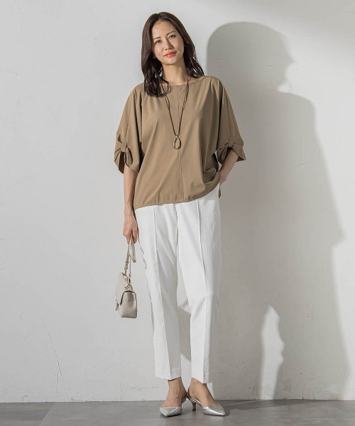 LAUTREAMONT(ロートレアモン)の「≪着た瞬間ヒヤッ≫ICE(アイス)カットソー(Tシャツ/カットソー・レディース・ブラック/ホワイト・9号)」の12枚目の写真