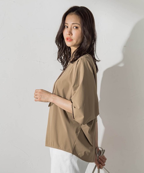 LAUTREAMONT(ロートレアモン)の「≪着た瞬間ヒヤッ≫ICE(アイス)カットソー(Tシャツ/カットソー・レディース・ブラック/ホワイト・9号)」の10枚目の写真
