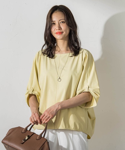 LAUTREAMONT(ロートレアモン)の「≪着た瞬間ヒヤッ≫ICE(アイス)カットソー(Tシャツ/カットソー・レディース・ブラック/ホワイト・9号)」の18枚目の写真